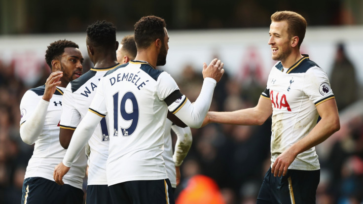 Mousa Dembele and Harry Kane