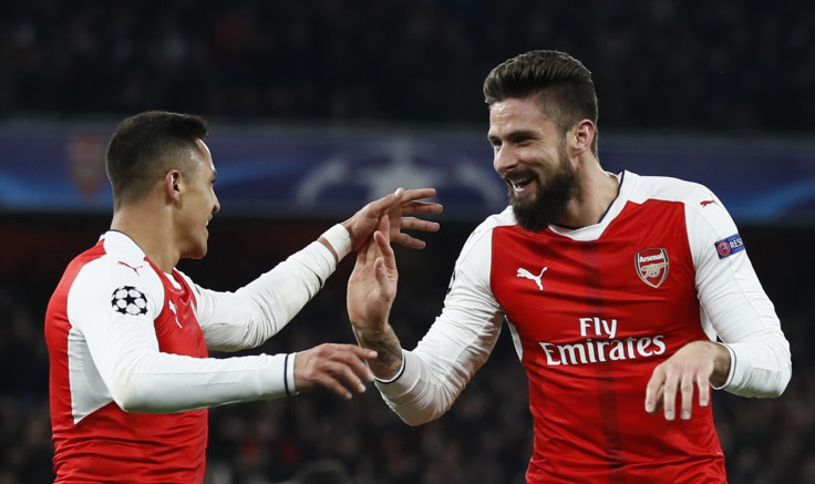 Alexis Sanchez and Olivier Giroud