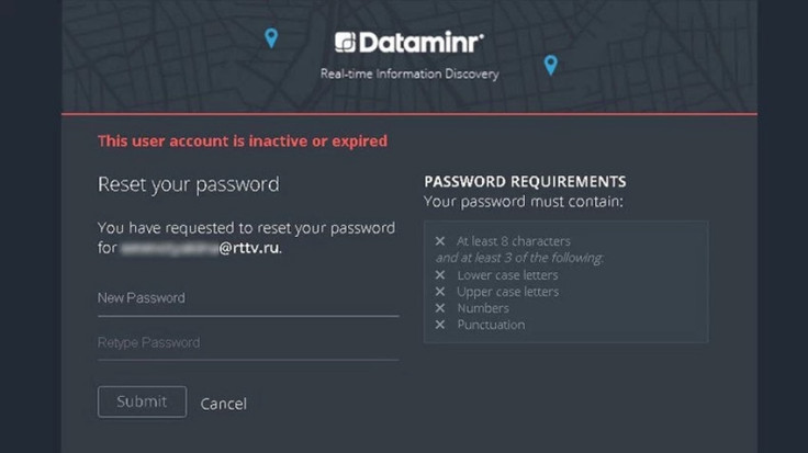 RT's access to Dataminr Twitter tool revoked