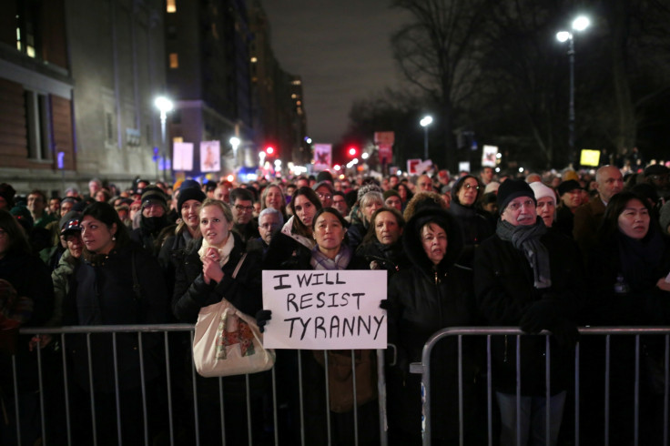 anti-trump rally