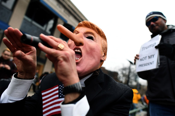 Anti Trump protests not my president