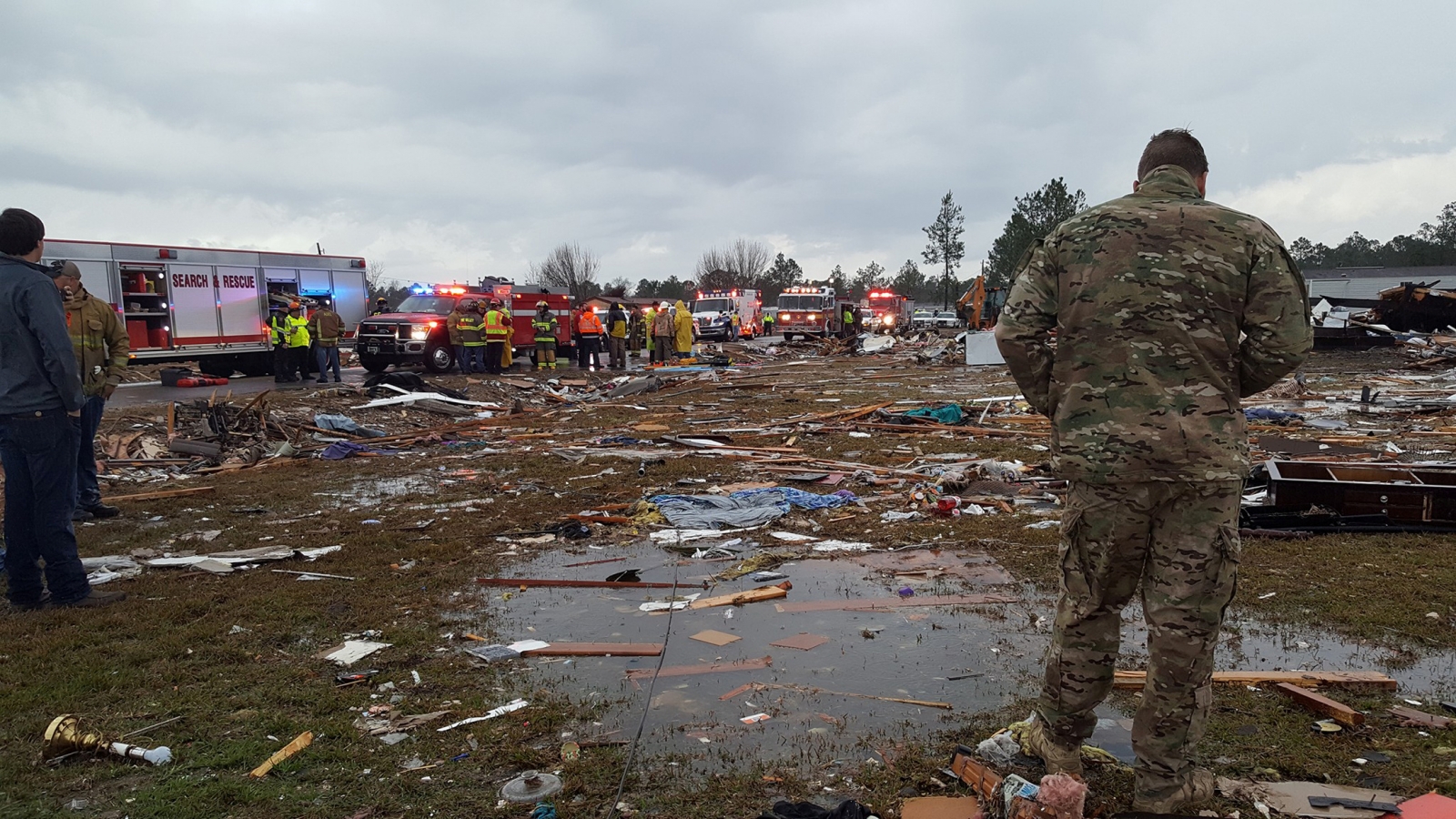 did a tornado touchdown in georgia today