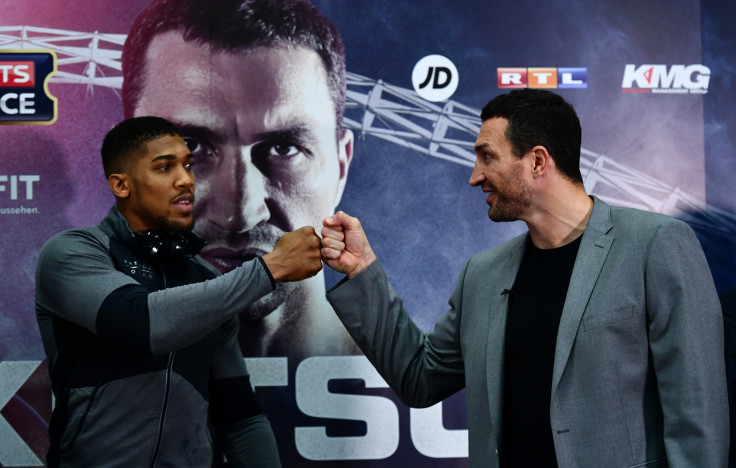 Anthony Joshua and Wladimir Klitschko