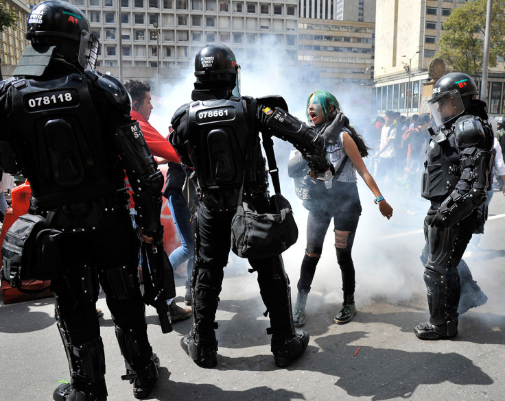 Bogota Colombia bullfighting protests