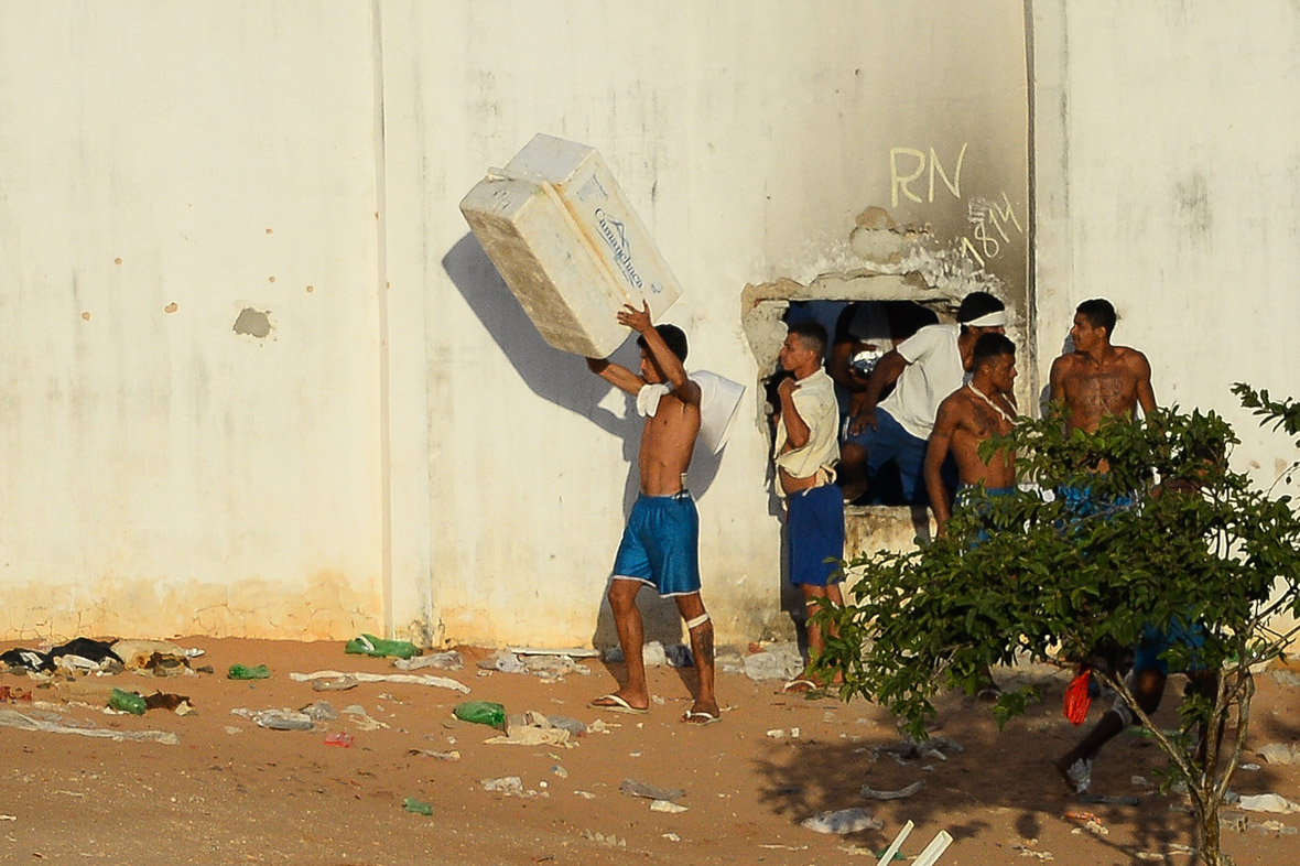Brazil drugs gangs prison riots