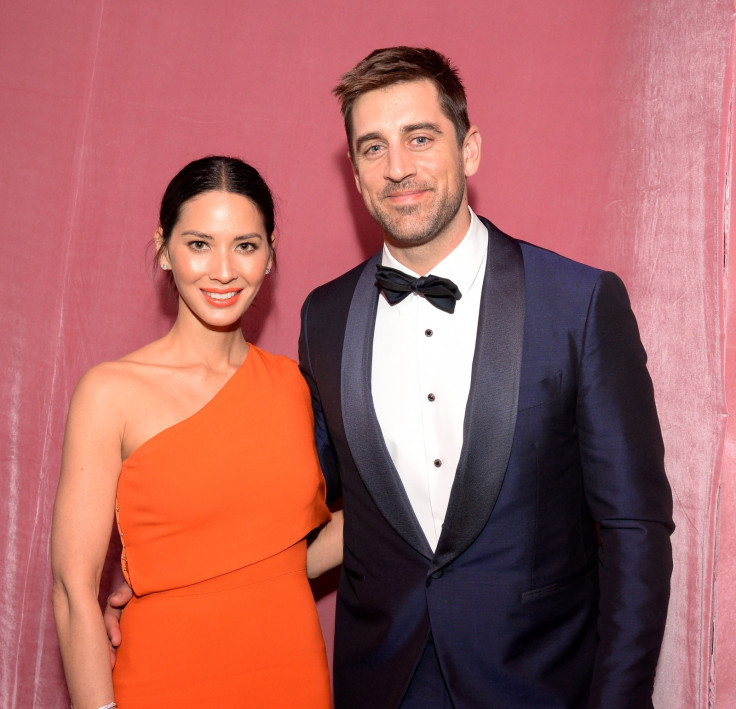 Aaron Rodgers and Olivia Munn