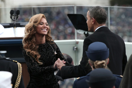 Beyoncé Knowles and Barack Obama 