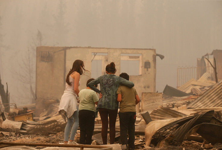 Chile forest fire incendios forestales