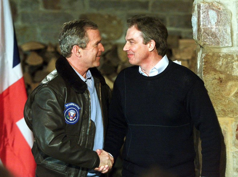 Tony Blair George W Bush