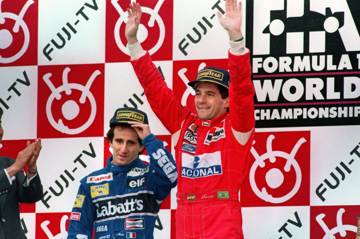 Ayrton Senna and Alain Prost