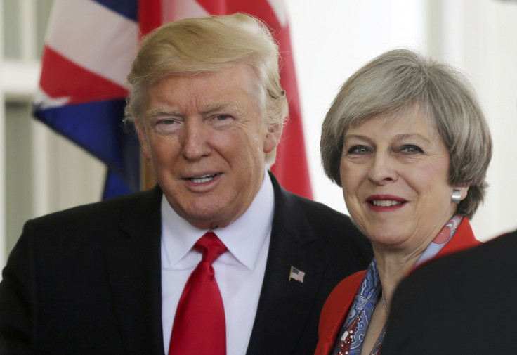 Donald Trump Theresa May