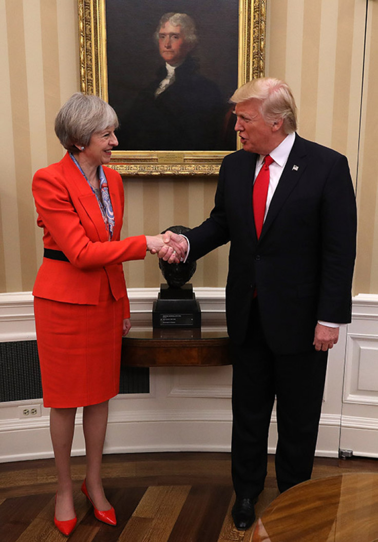 Donald Trump Theresa May