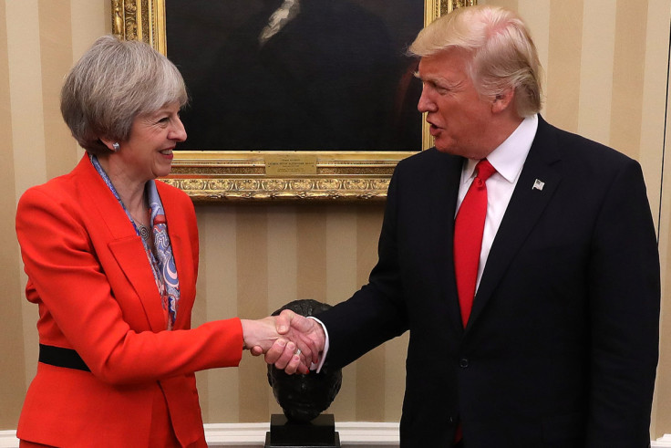 Donald Trump Theresa May