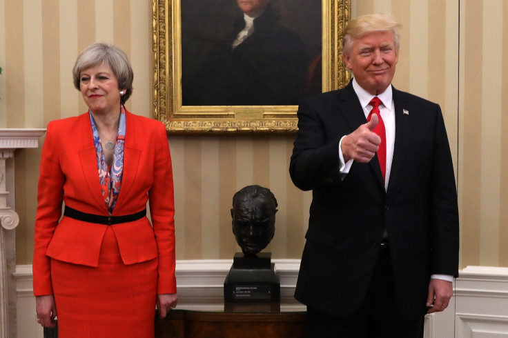 Donald Trump Theresa May