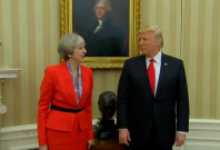 Theresa May meets Donald Trump at the White House Theresa May meets Donald Trump at the White House
