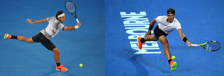 Roger Federer and Rafael Nadal