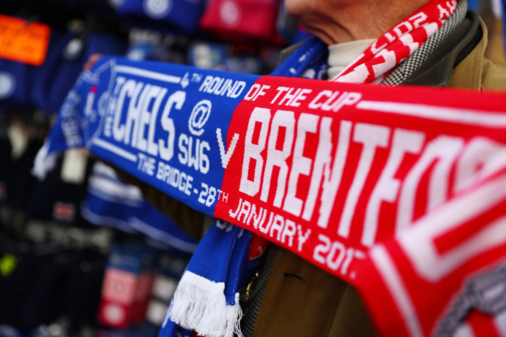 Chelsea Brentford scarf