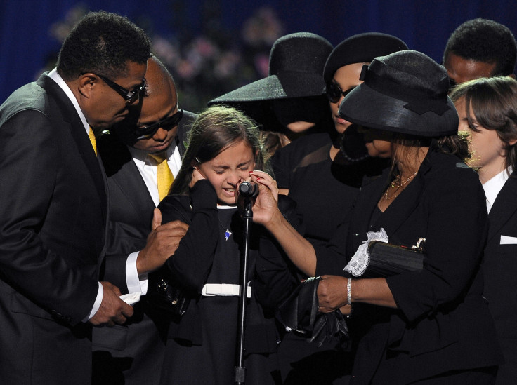 Paris Jackson speaking at Michael Jackson memorial