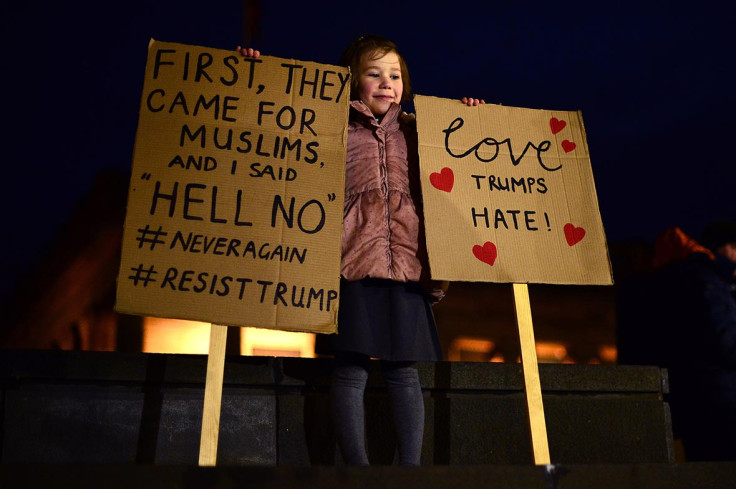 Trump protest Edinburgh