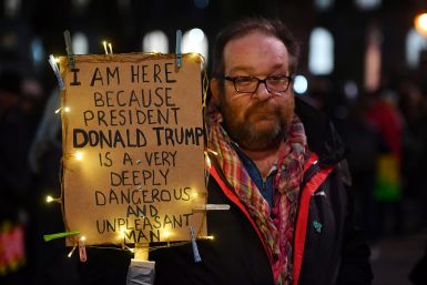 Trump protest London 