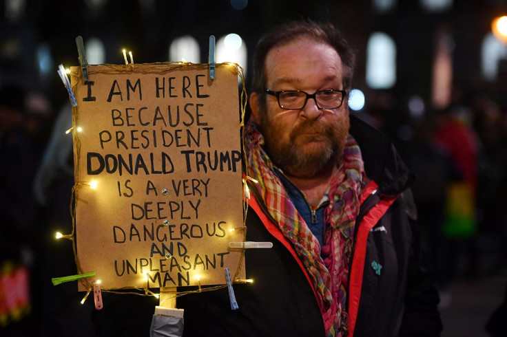 Trump protest London 