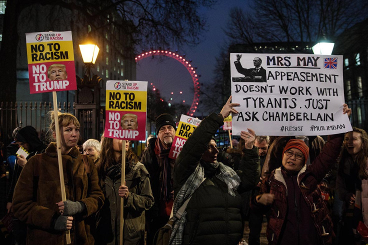 Trump protest London