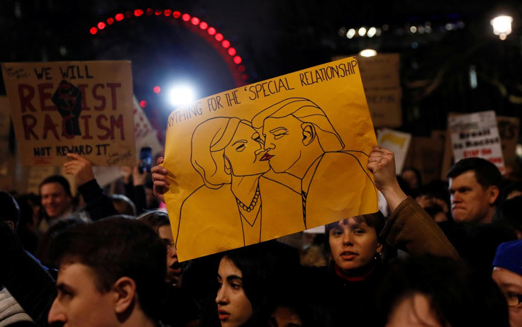 Trump protest London