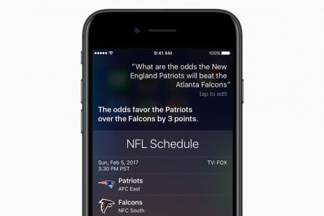 Apple Siri Super Bowl stats