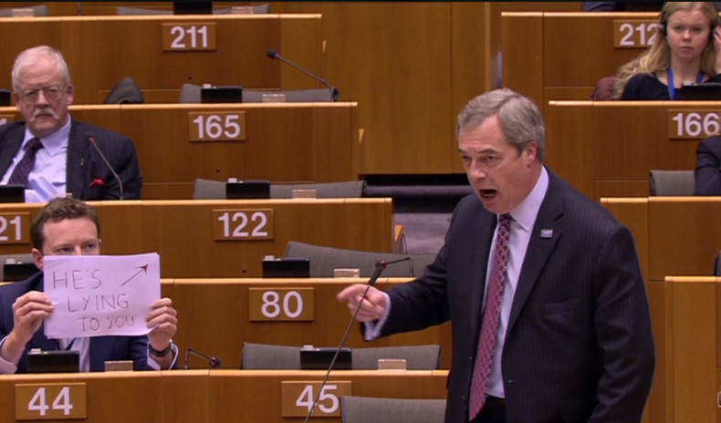 Nigel Farage, EU parliament 