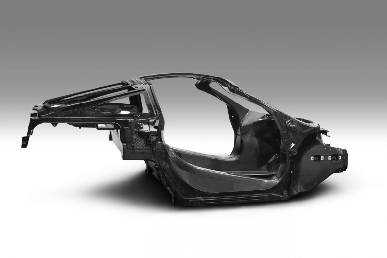 McLaren P14 carbon fibre tub
