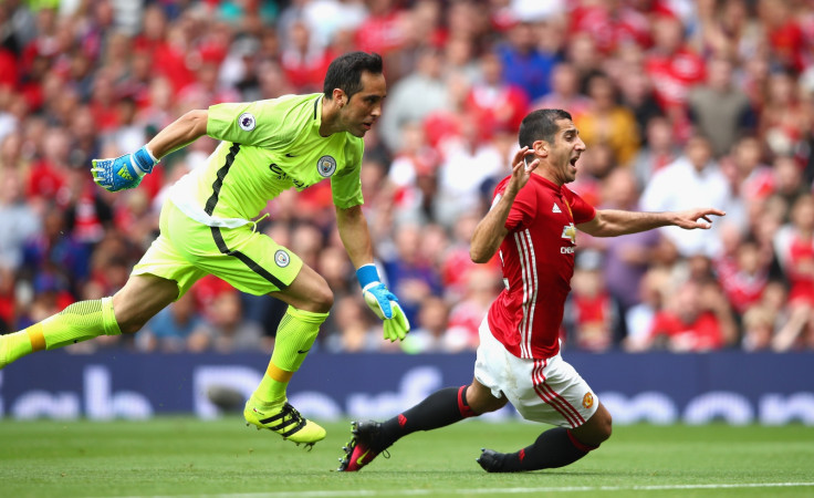 Claudio Bravo and Henrikh Mkhitaryan