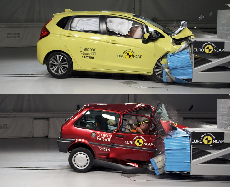 Euro NCAP 20th anniversary crash tests