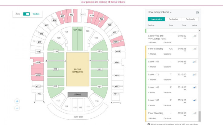 Ed Sheeran tour tickets