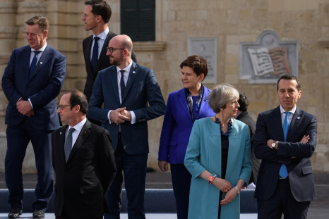 May and Hollande in Malta