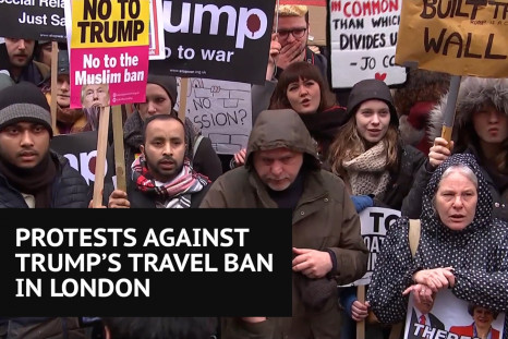 Anti-Trump protest in London