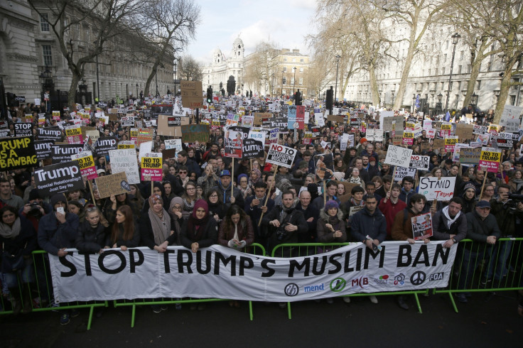 trump london protest