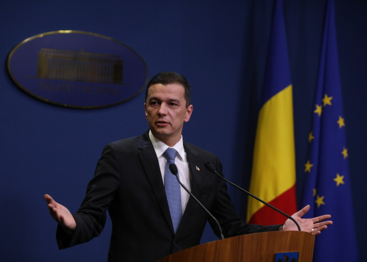 Romania's Prime Minister Sorin Grindeanu