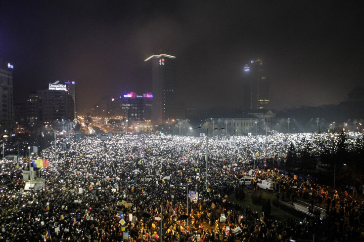Romania anti-government protests