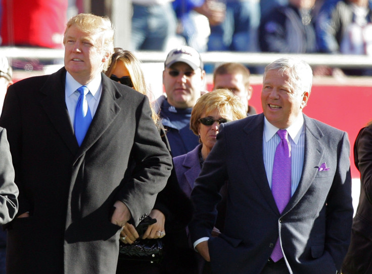 Donald Trump and Robert Kraft