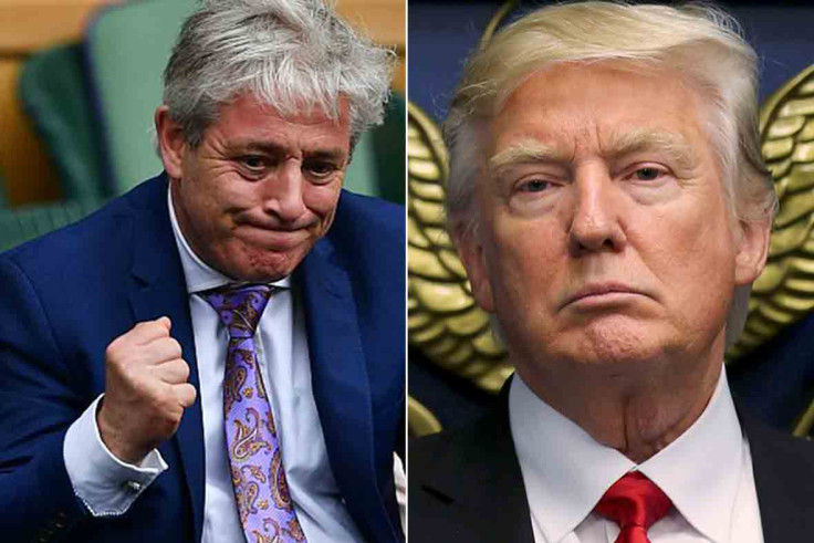 John Bercow, Donald Trump