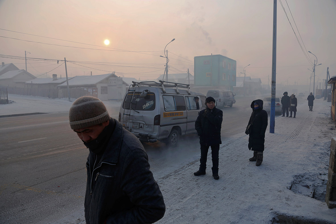 Photos of toxic smog hanging over Ulaanbaatar  capital of 