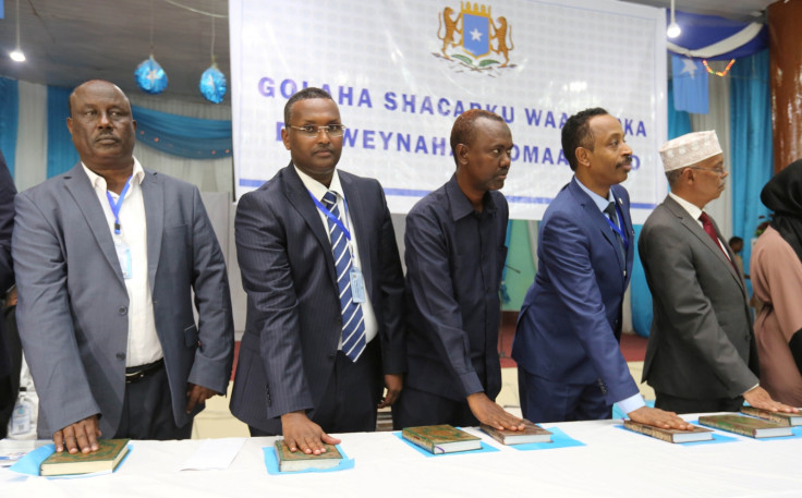Members of Somalia's federal parliament
