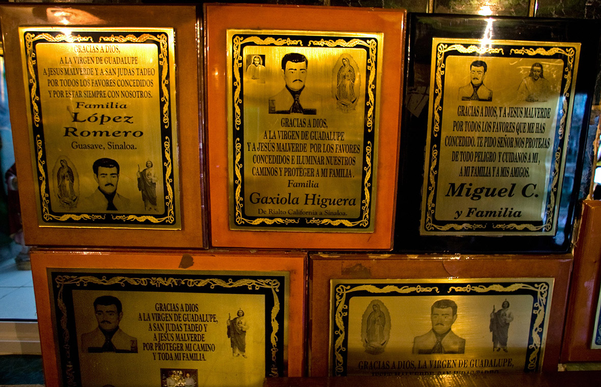 Meet Jesus Malverde, patron saint of drug dealers in Mexico's Sinaloa state