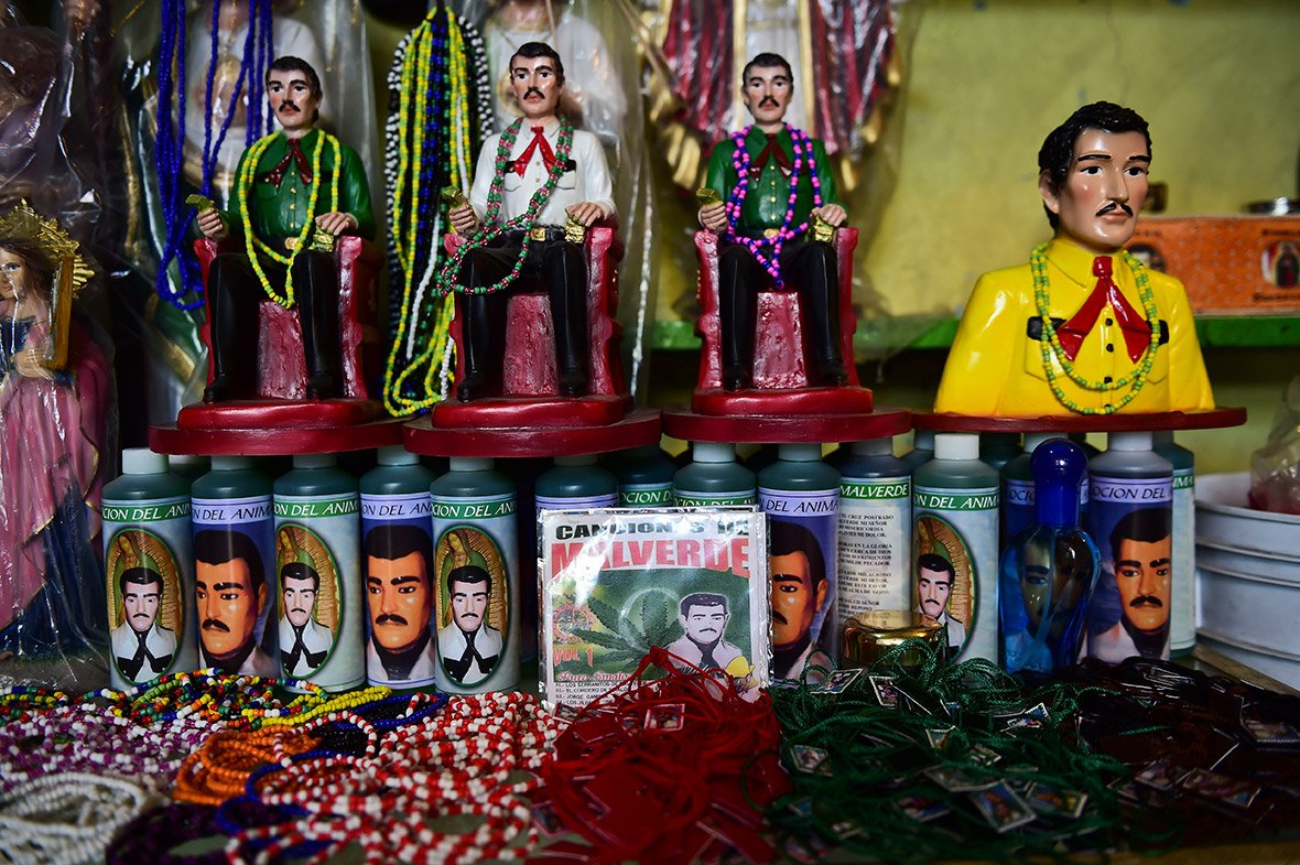 Meet Jesus Malverde, patron saint of drug dealers in Mexico's Sinaloa state