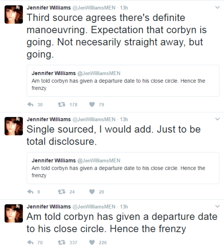 Corbyn to resign?
