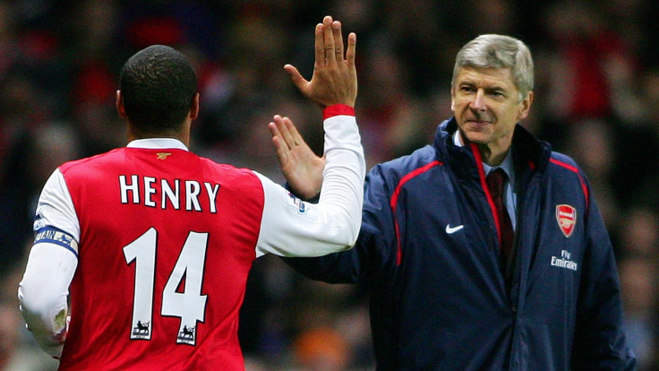 Arsene Wenger Thierry Henry