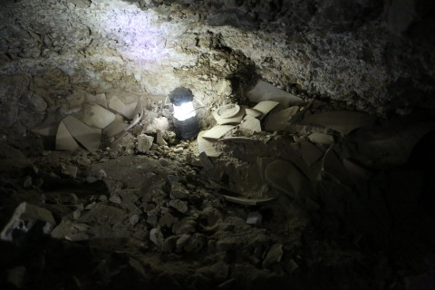 Dead Sea Scroll cave
