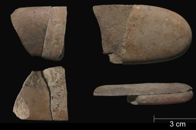 Palaeolithic death ritual pebbles
