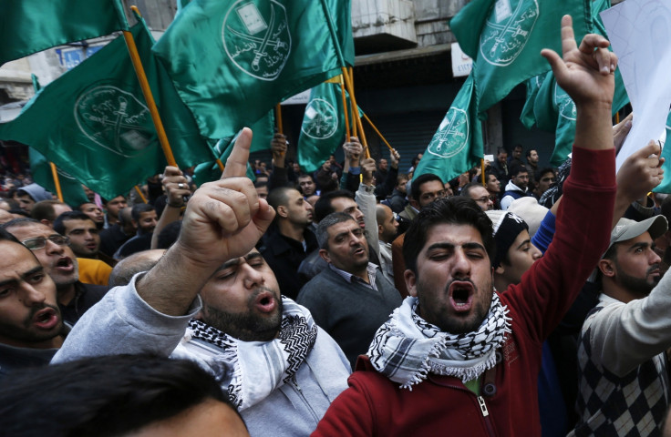 Protesters from the Islamic Action Front