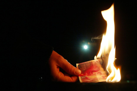 burn money